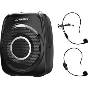 ZOWEETEK Voice Amplifier with Wireless Microphone Headset - New